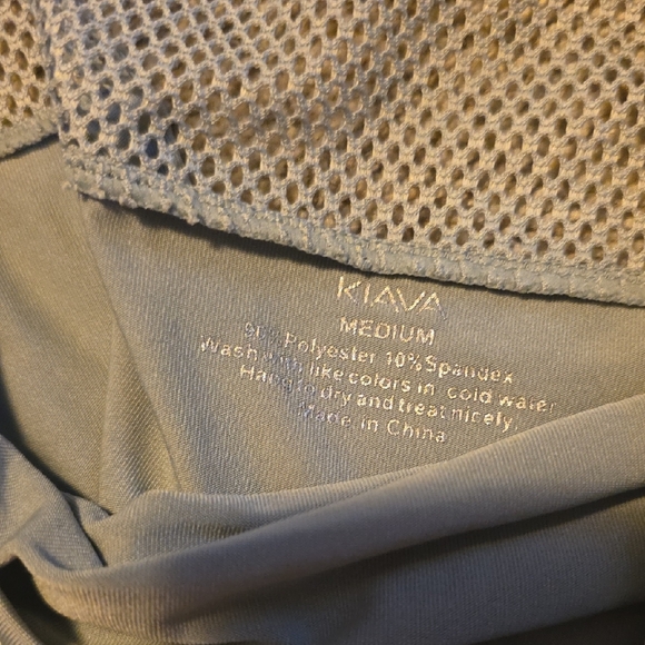 Kiava Racerback Mesh Inset Tank Top - Picture 2 of 4